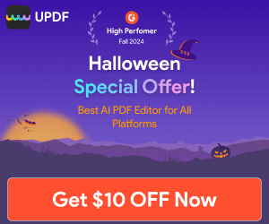 Save $10 off for UPDF - Halloween Sale